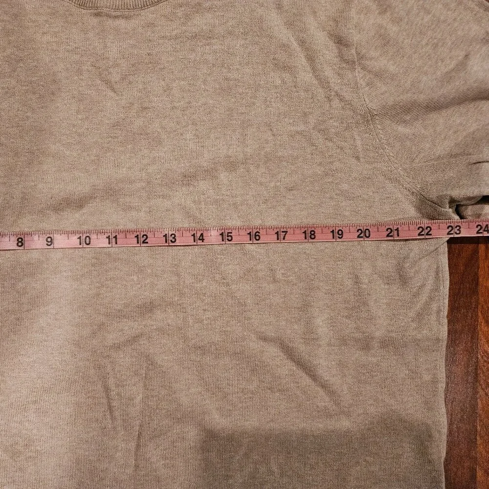 J. Crew Men's Crewneck Sweater in Beige/Tan